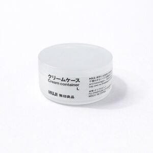 MUJI PP Cream Container L 25g Polypropylene New Small Clear Case